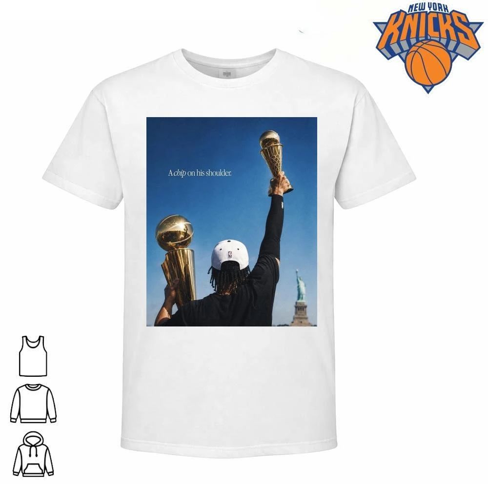 A Chip On His Shoulder Basketball Champion Larry O Brien Trophy Graphic T Shirt