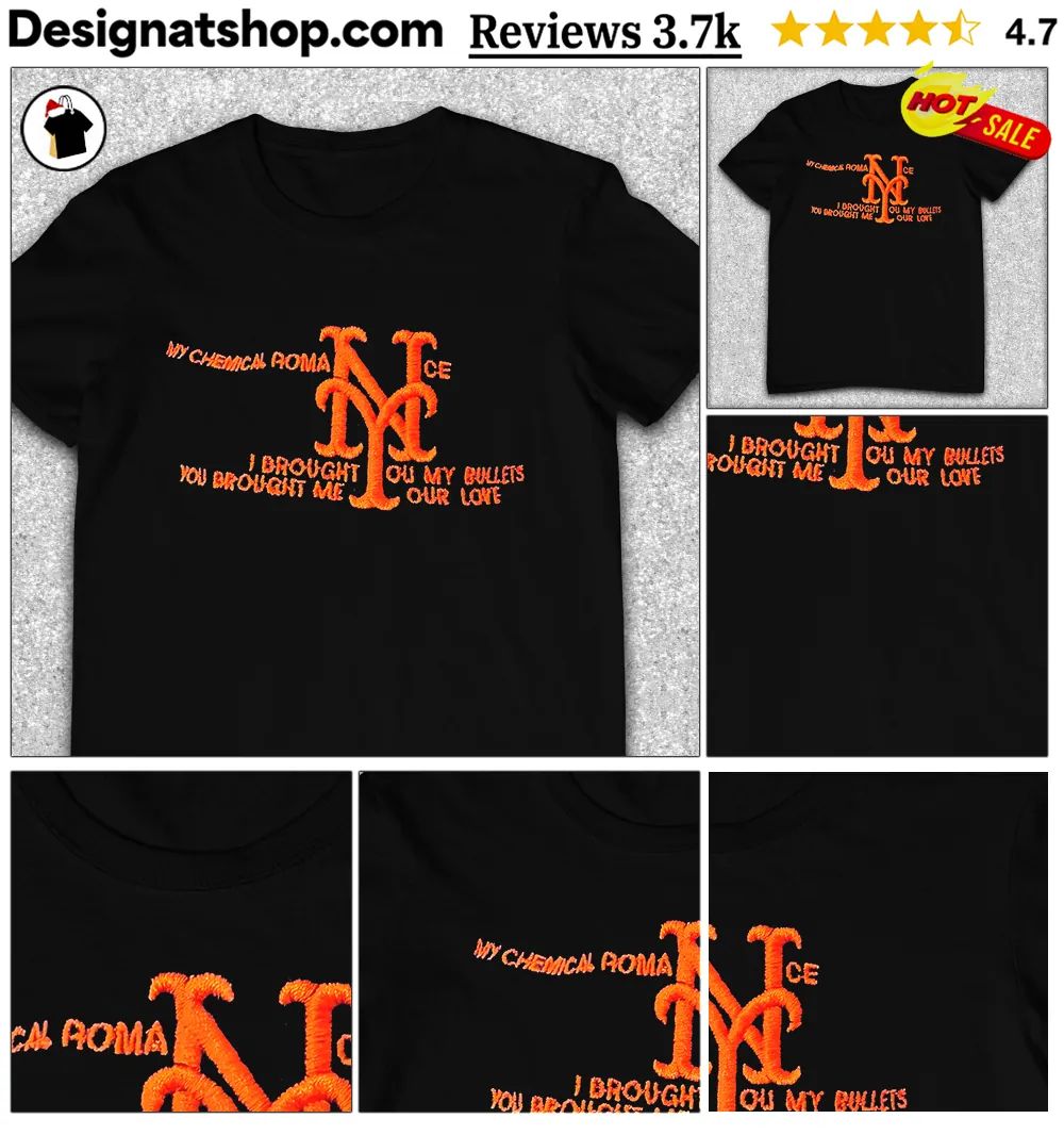 New York Mets My chemical romance I brought out my bullets shirt
