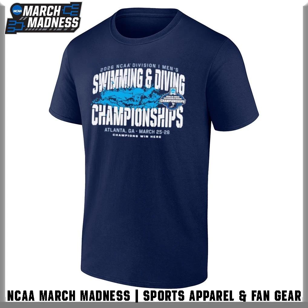 2026 NCAA Division I Men’s Swimming & Diving Championships Atlanta, GA March 25-28 T-Shirt