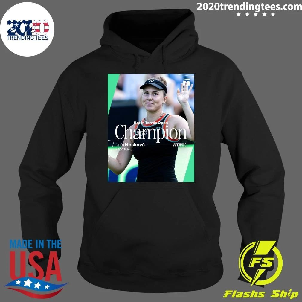 Berlin Tennis Open Champion Linda Nosková WTA 500 Shirt