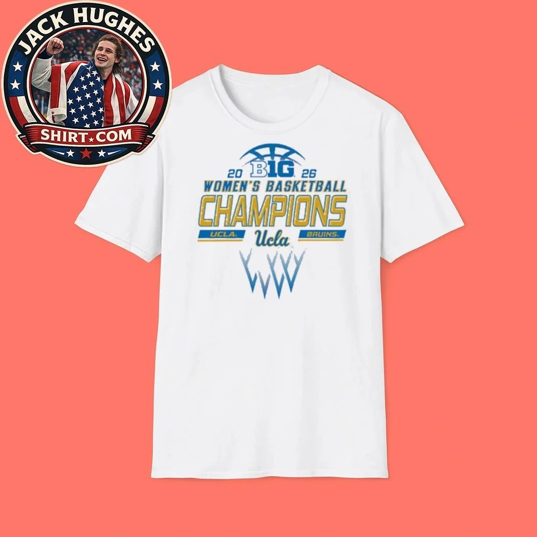 Original UCLA Bruins White 2026 Big Ten Women’s Basketball Regular Season Champions Graphic T-Shirt