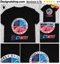 Detroit Tigers Lions Red Wings Pistons Sports Teams Logos Detroit Shirt