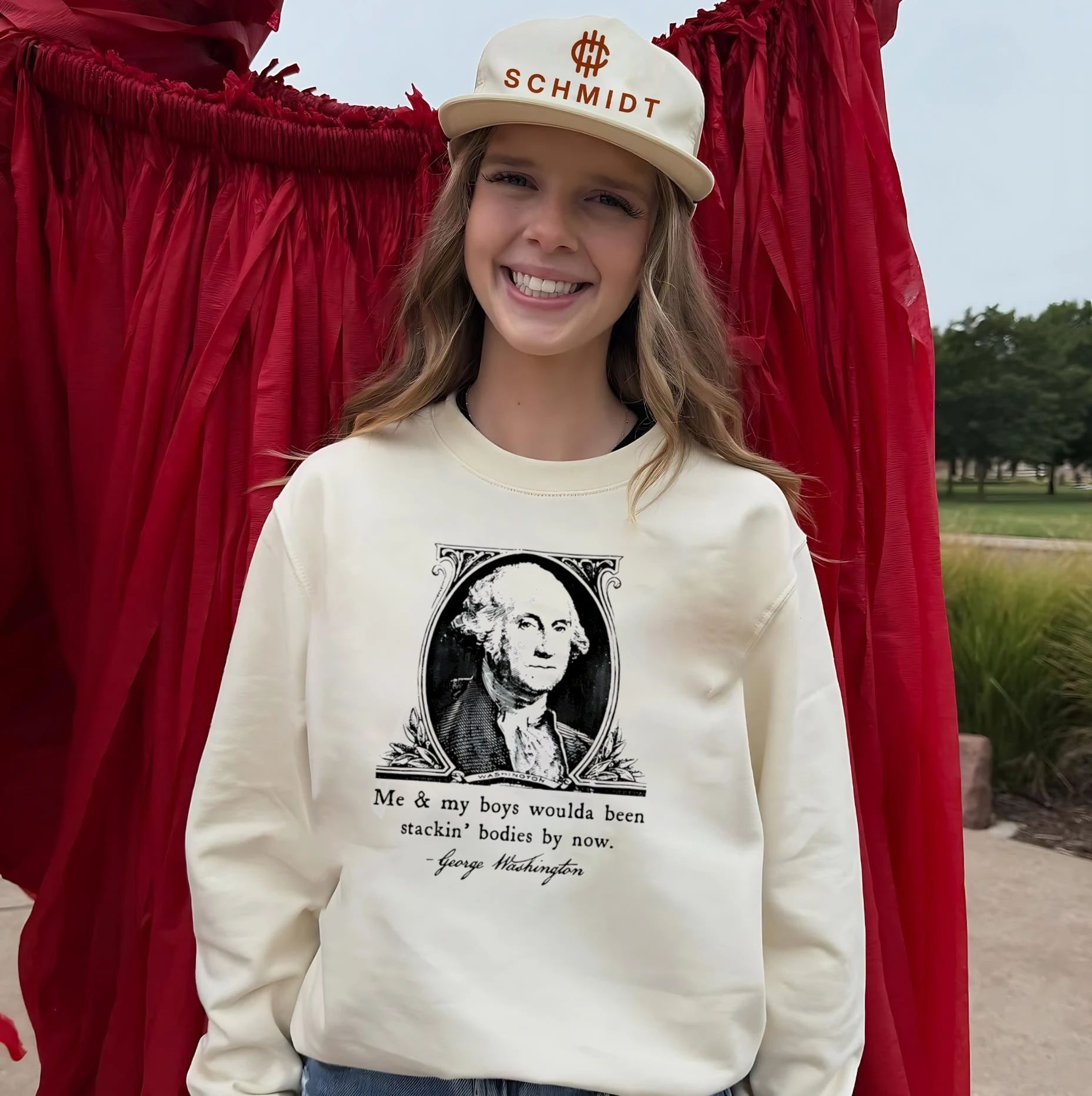 George Washington Me & My Boys Woulda Been Stackin’ Bodies by Now shirt