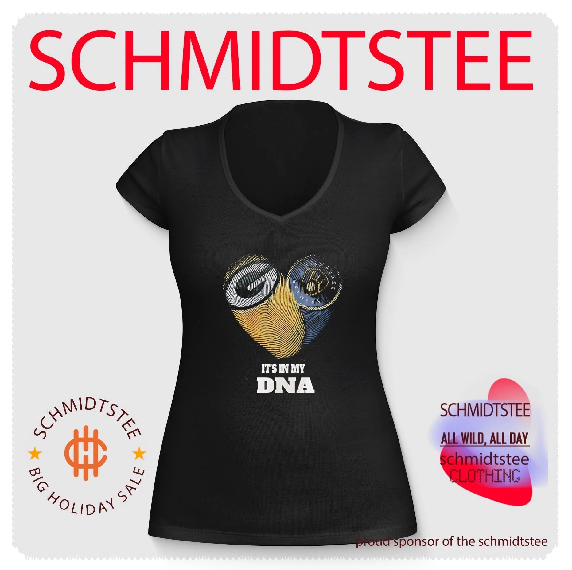 Green Bay Packers and Wisconsin Badgers it’s in my DNA shirt