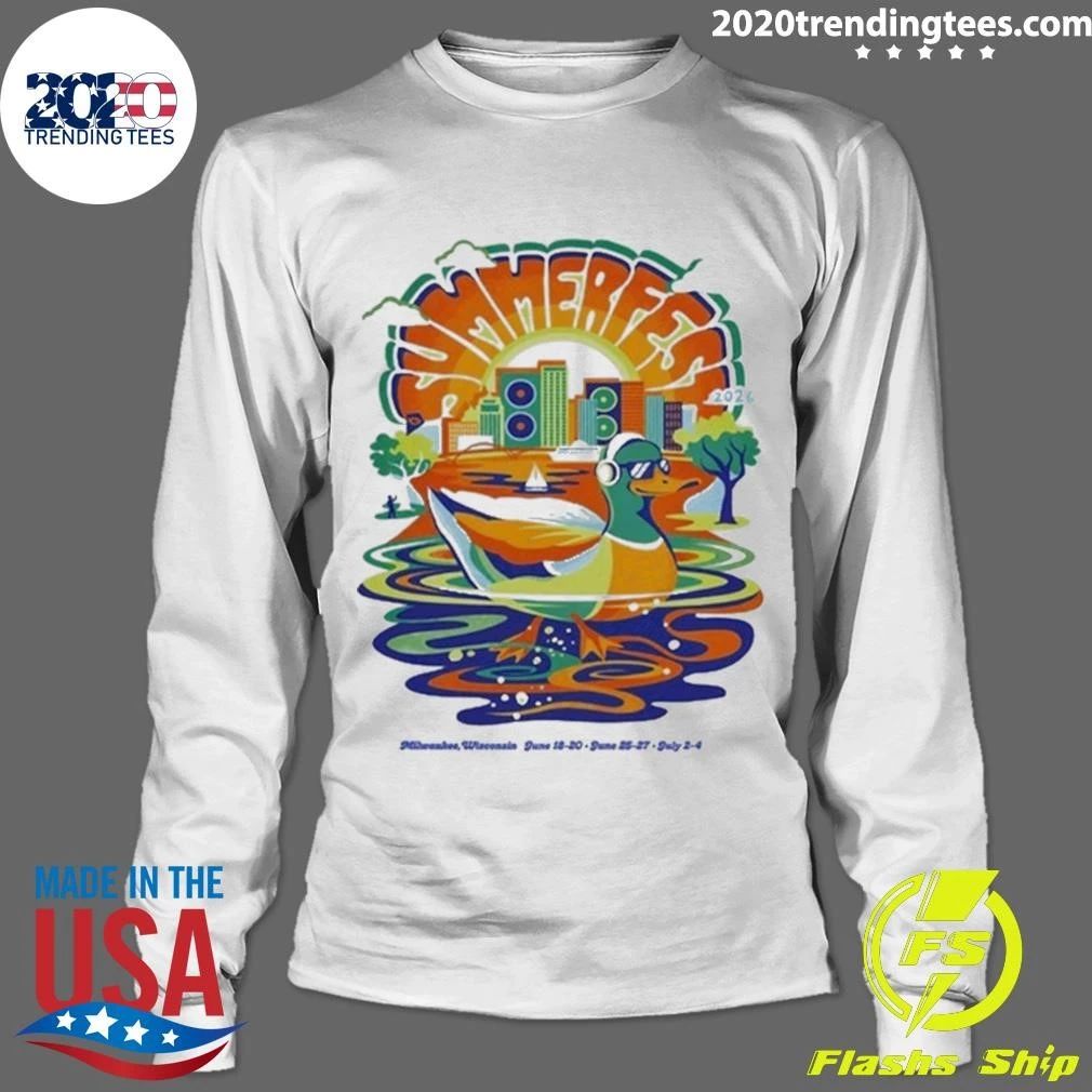 The Summerfest Music Festival Concert Milwaukee June 18-20 2026 Shirt