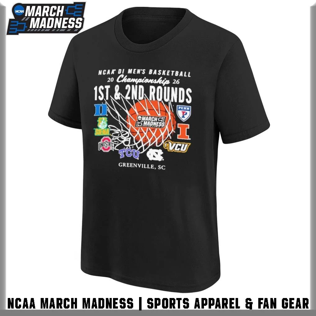 Greenville 2026 NCAA Men’s Basketball March Madness 1st 2nd Round Bound T-Shirt