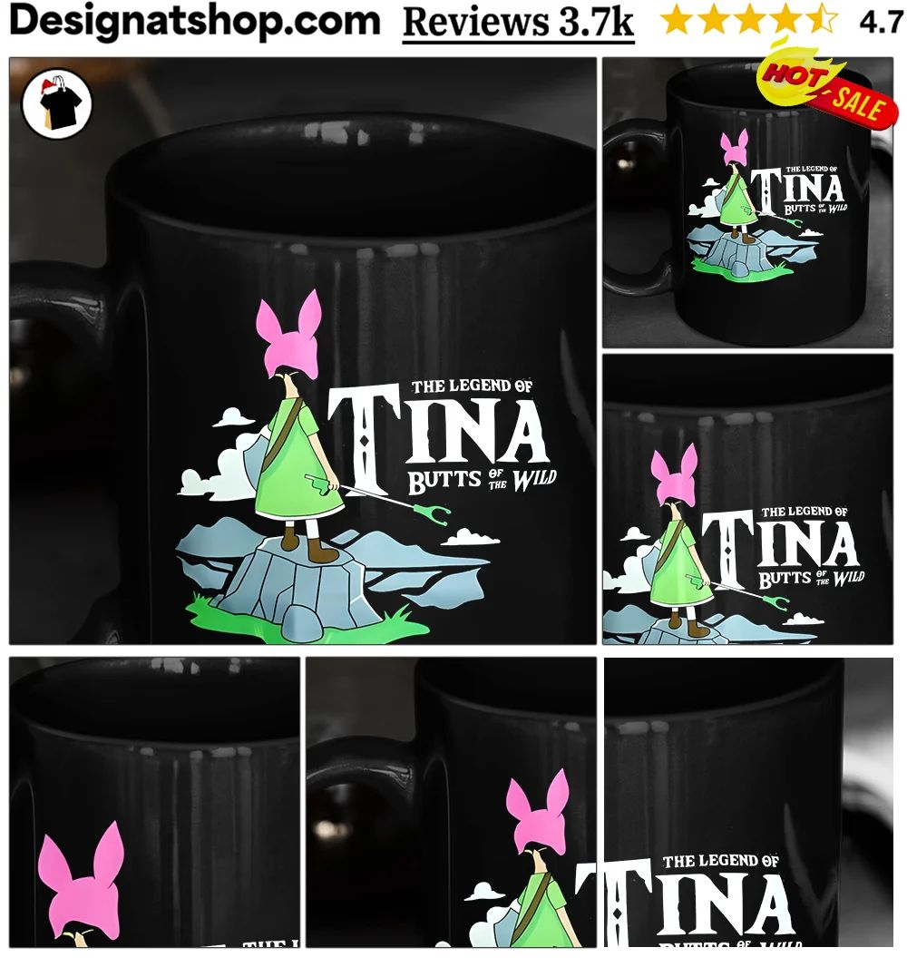 Bob’s Burgers Louise Belcher Crossover The Legend Of Tina Butts Of The Wild Shirt