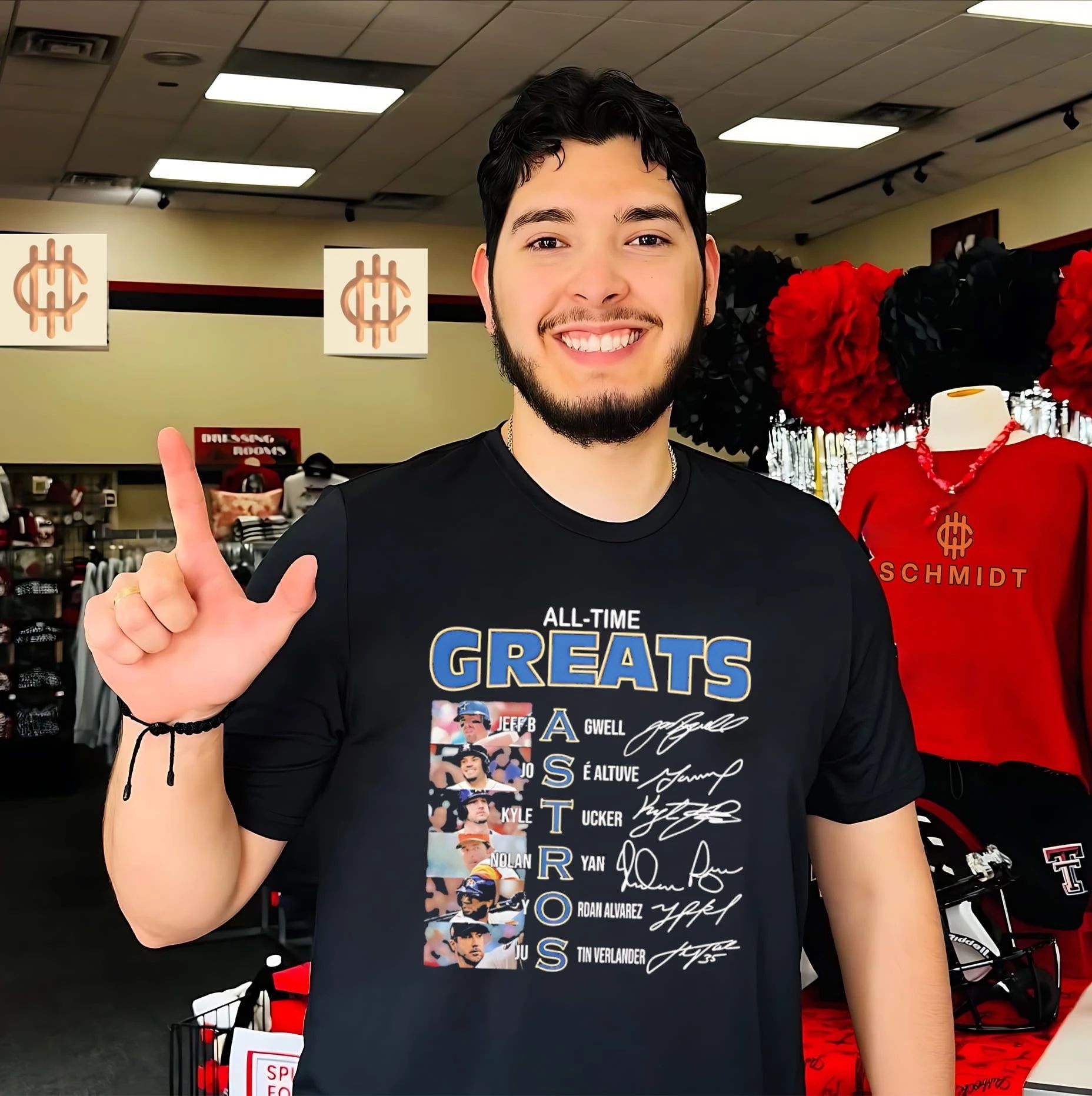 All team greats Houston Astros signature shirt