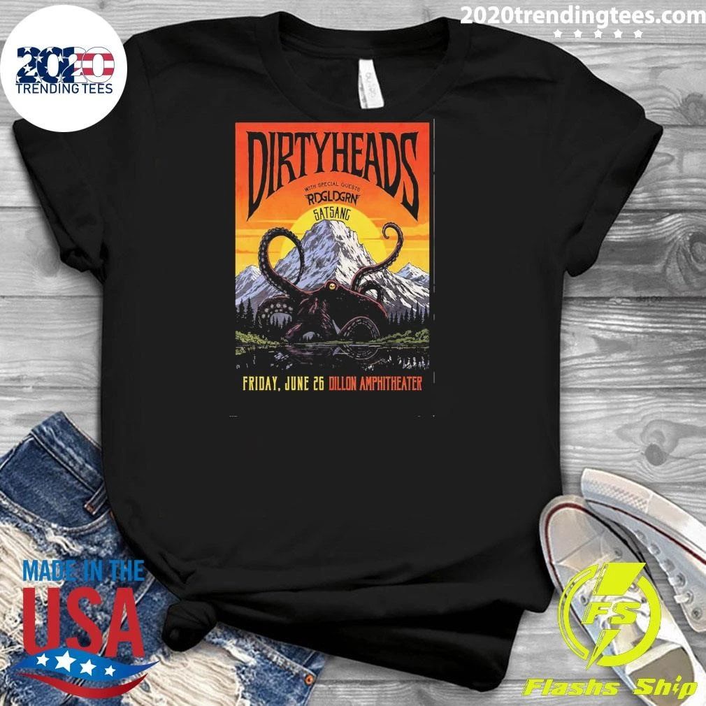 Dirty Heads With Special Guests RDGLDGRN Satsang Friday, June 26 Dillon Amphitheater Shirt