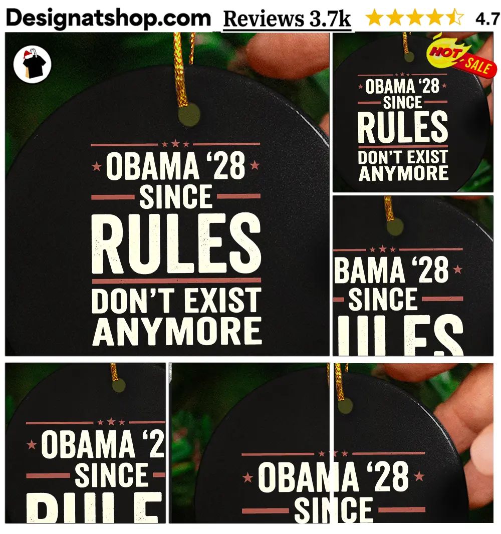 Barack Obama Apparel Obama ’28 Since Rules Don’t Exist Anymore Cotton Shirt