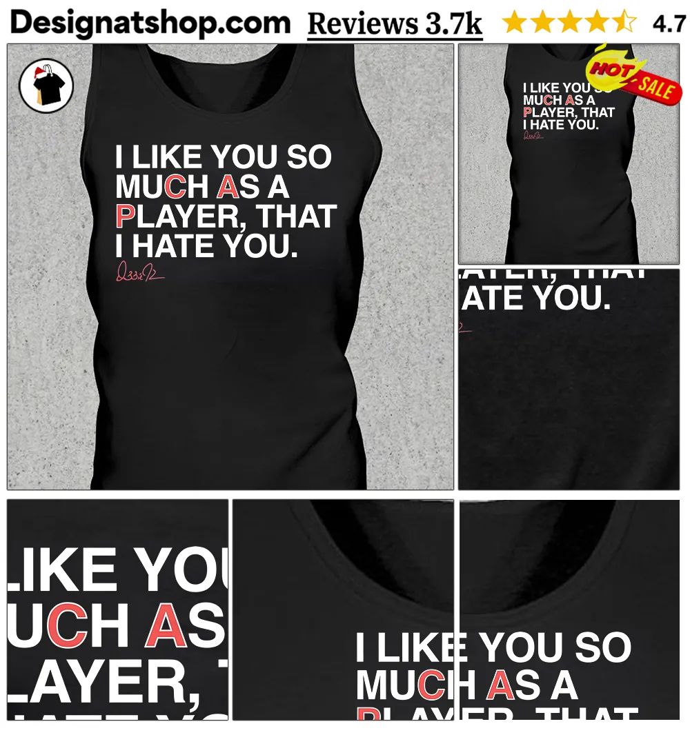 Chicago Cubs Baseball PCA Pete Crow-Armstrong I like you so much as a player that I hate you shirt