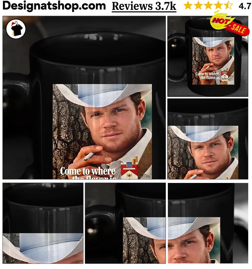 Sam Darnold Marlboro cigarette cowboy Come to where the flavor is shirt