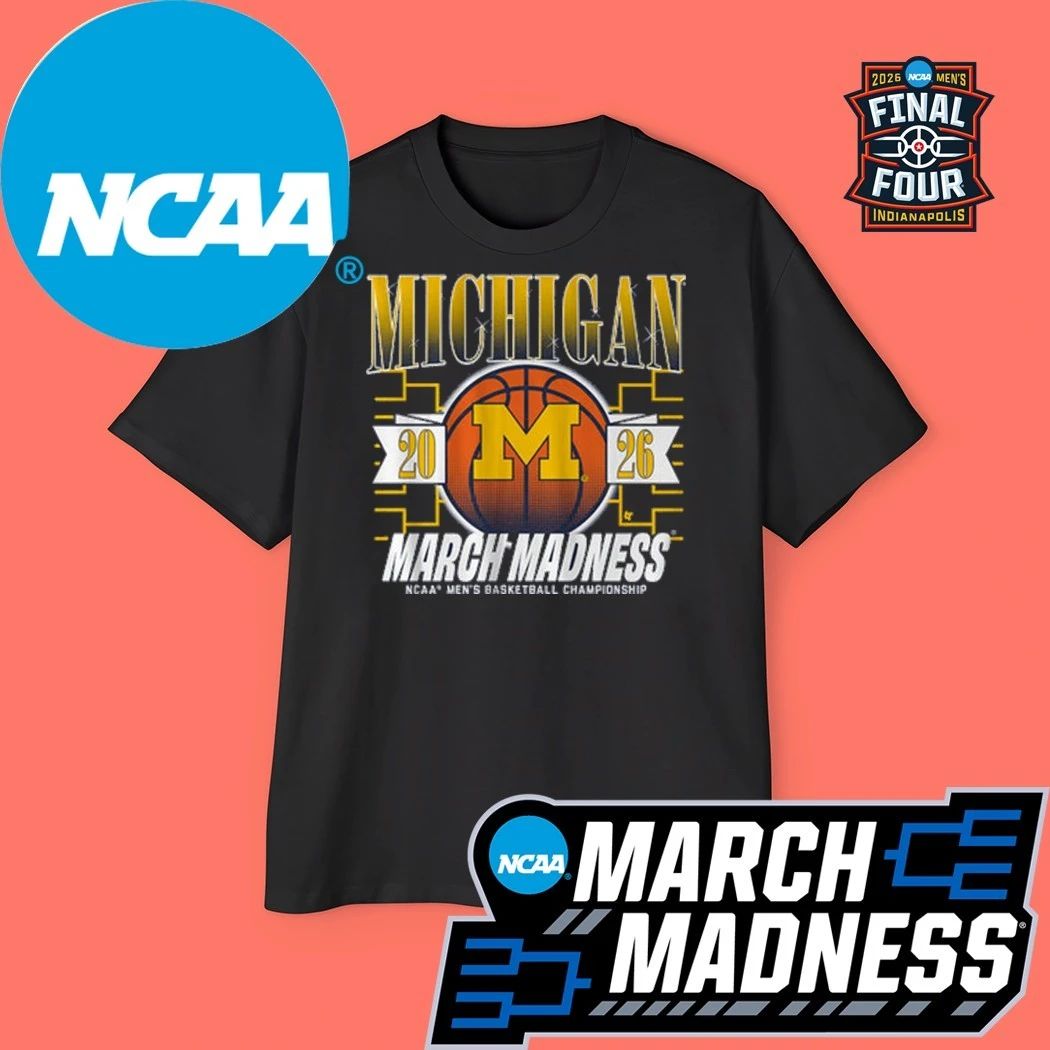 Michigan Wolverines MBB 2026 NCAA Women’s Basketball Championship March Madness Logo Shirt