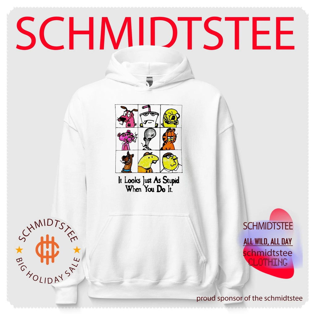 It Looks Just As Stupid When You Do It Anti-Cool Cartoon shirt