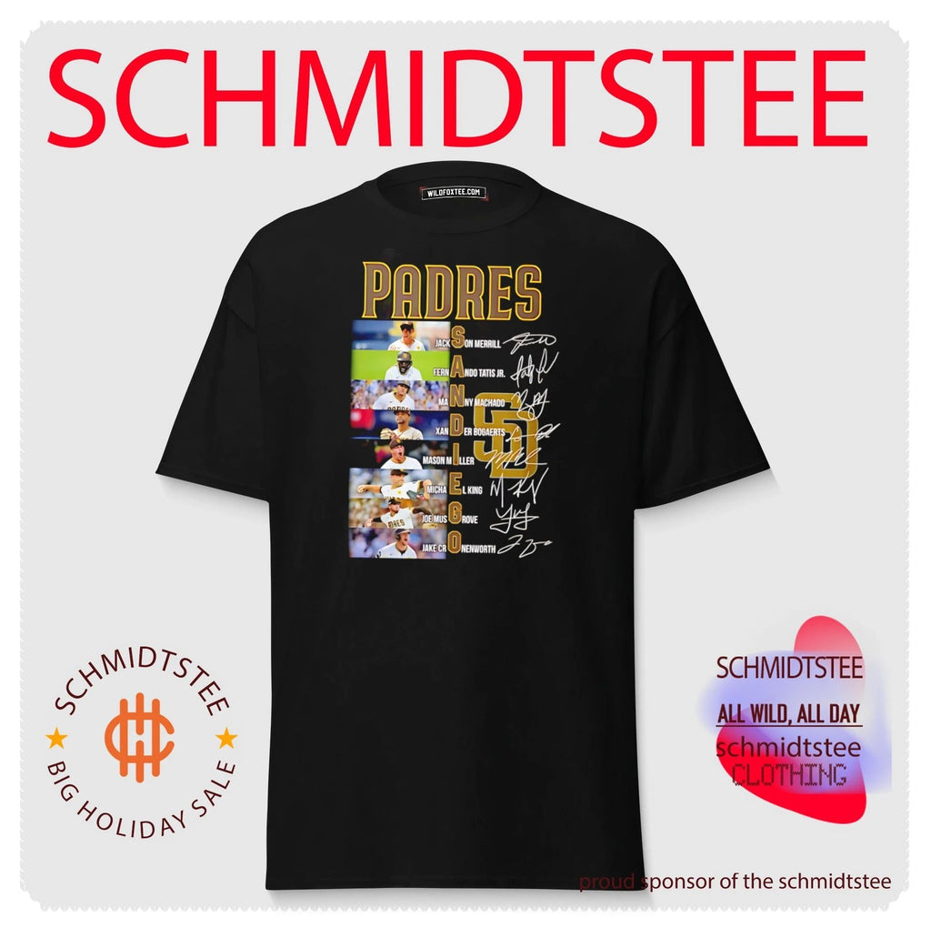 San Diego Padres players name signature shirt