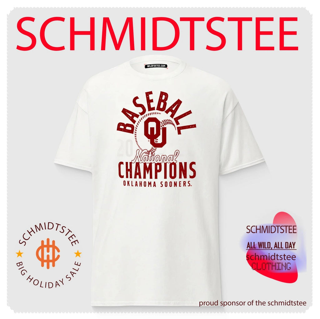 Oklahoma Sooners 2026 NCAA Baseball Men’s College World Series Champions Mascot Overlay shirt