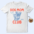 Custom Photo Ink Drawing Cat Mom Dog Mom Club - Personalized T Shirt