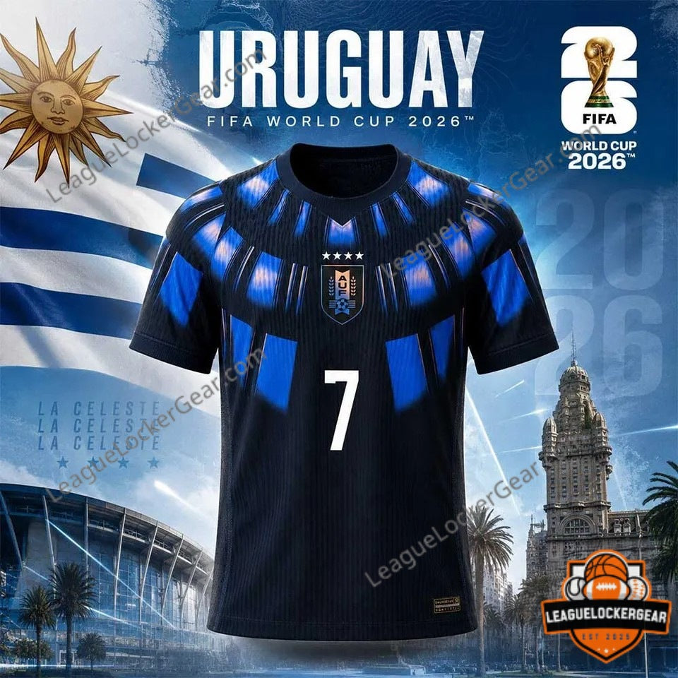 Luis Suarez Uruguay Away Jersey 2026