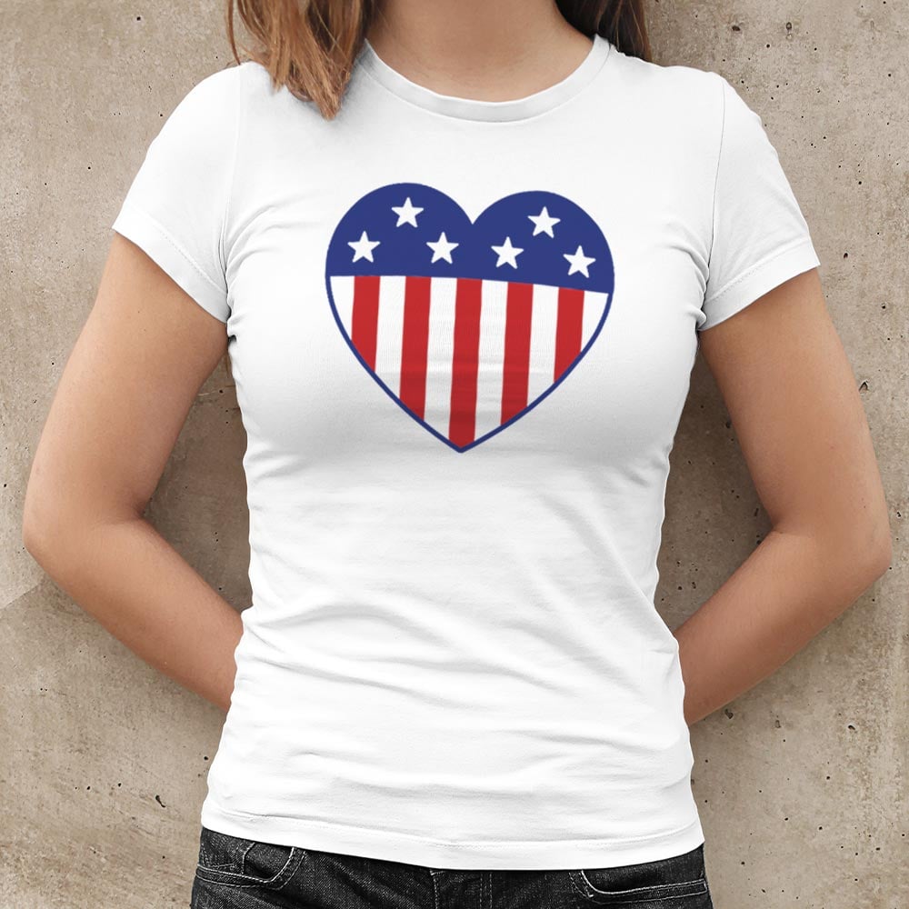 US Flag Heart