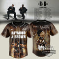 Usher and Chris Brown The R&B Tour Raymond & Brown Baseball Jersey