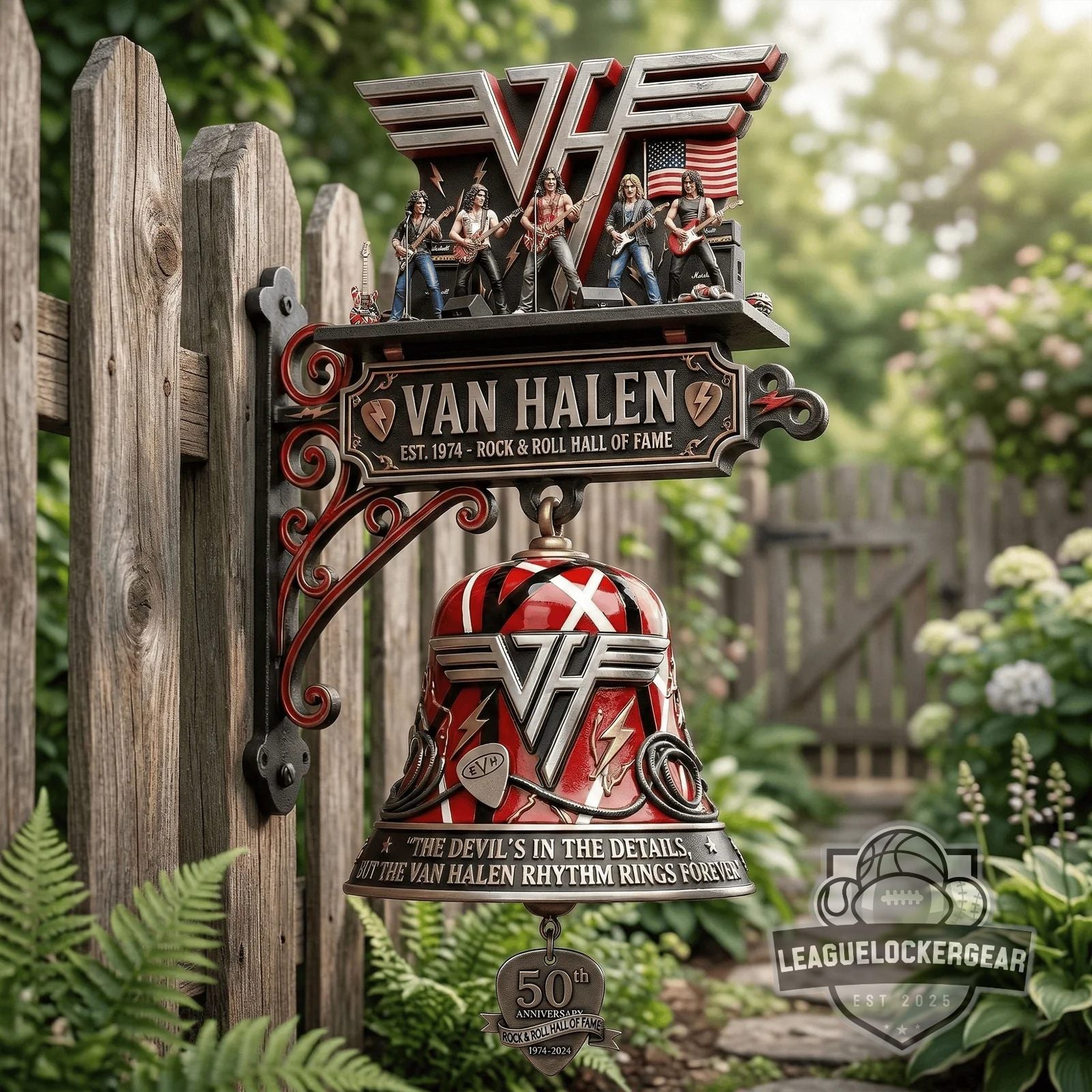 Van Halen 50th Anniversary Wall Bell