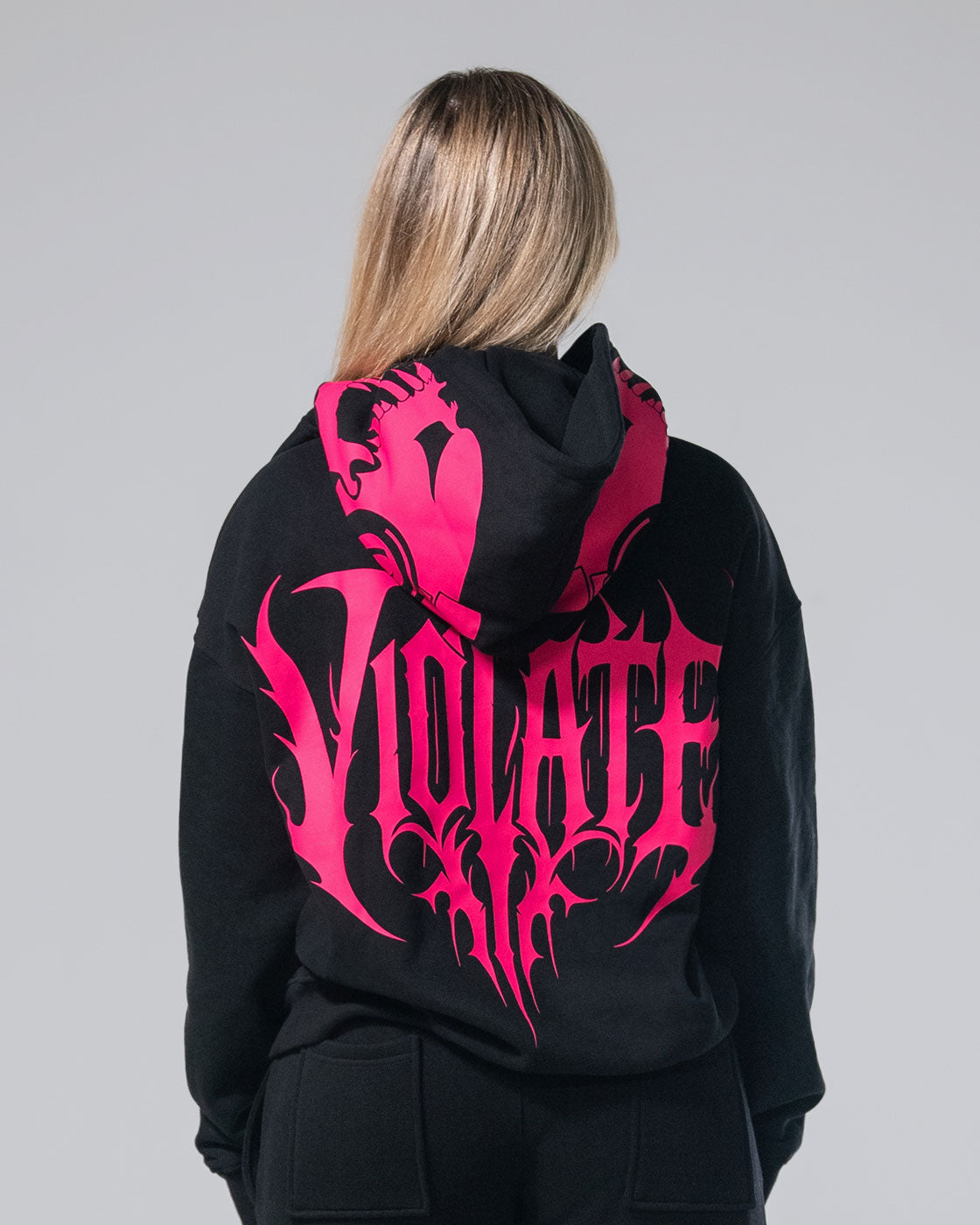 Royalty Skull Hoodie Black