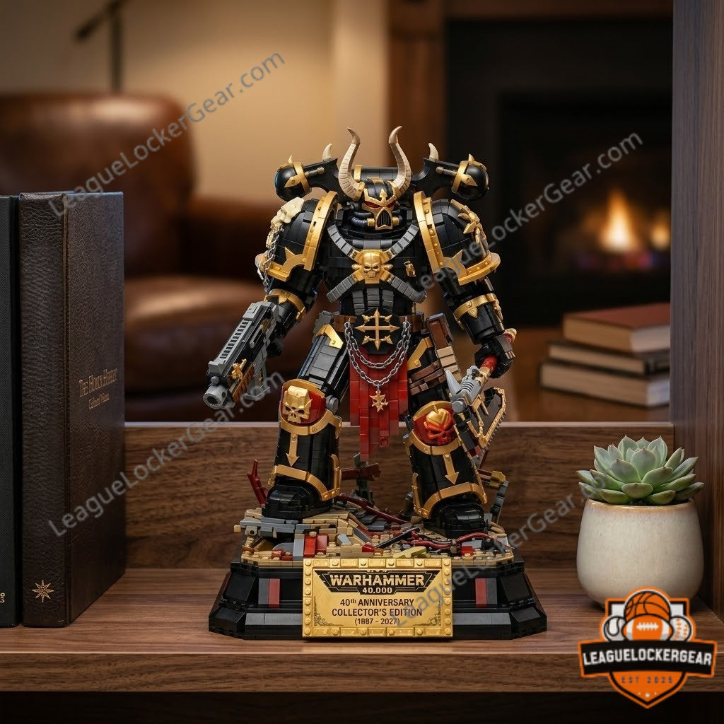 Warhammer 40th Anniversary Chaos Space Marine Building Block Figure