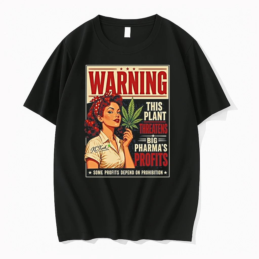 Warning This Plant Threatens Big Pharmas Profits Some Profits Depend On Prohibition 0 Tshirts Sweater