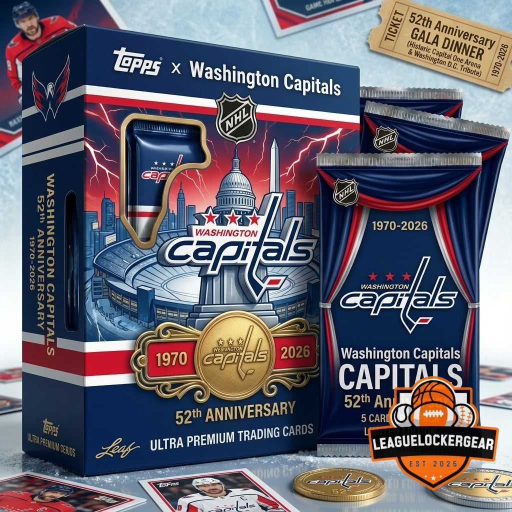 Washington Capitals 52nd Anniversary 1970-2026 Hobby Box