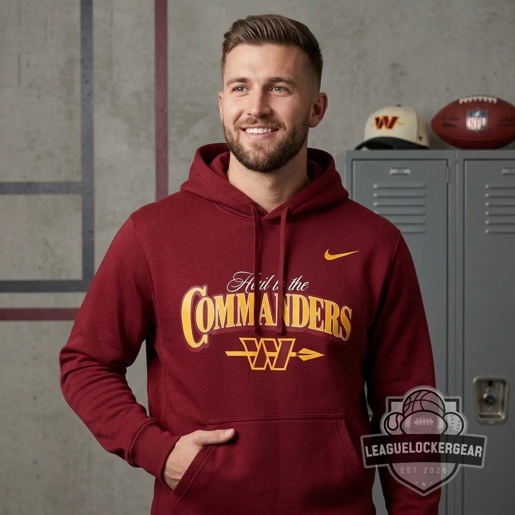 Washington Commanders Hail to the Commanders Behold The Burgundy & Gold Hoodie
