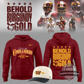 Washington Commanders Hail to the Commanders Behold The Burgundy & Gold Hoodie