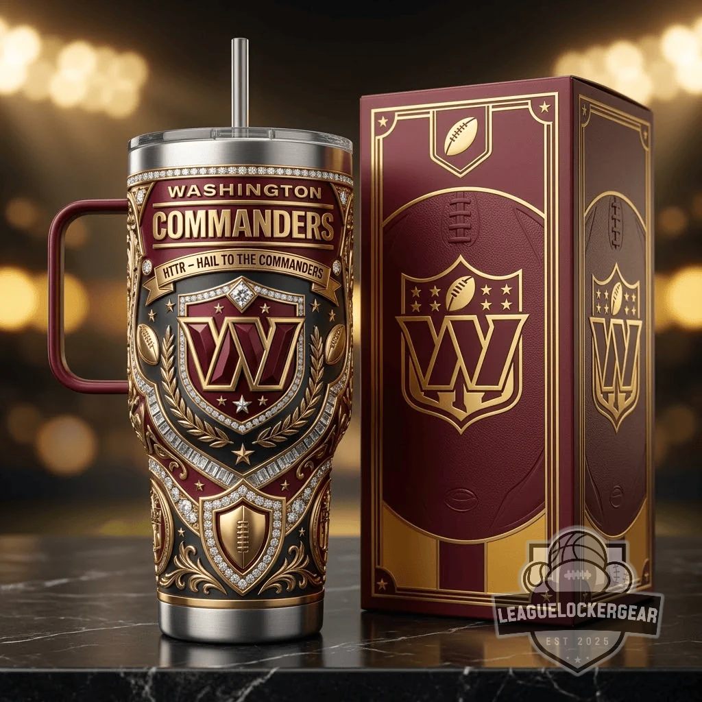 Washington Commanders HTTR Hail To The Commanders Tumbler with Handle