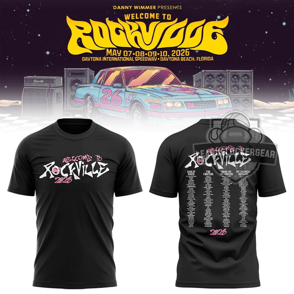 Welcome to Rockville 2026 Festival Lineup T-Shirt