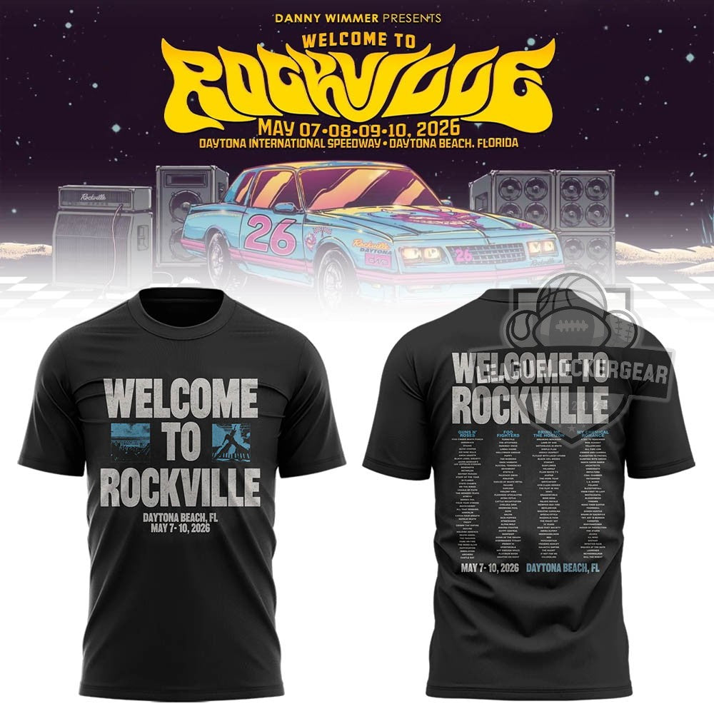 Welcome To Rockville May 2026 3D T-Shirt