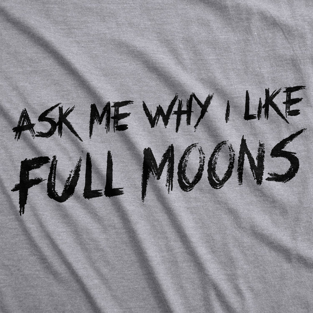 Ask Me About My Werewolf Flip Youth T Shirt