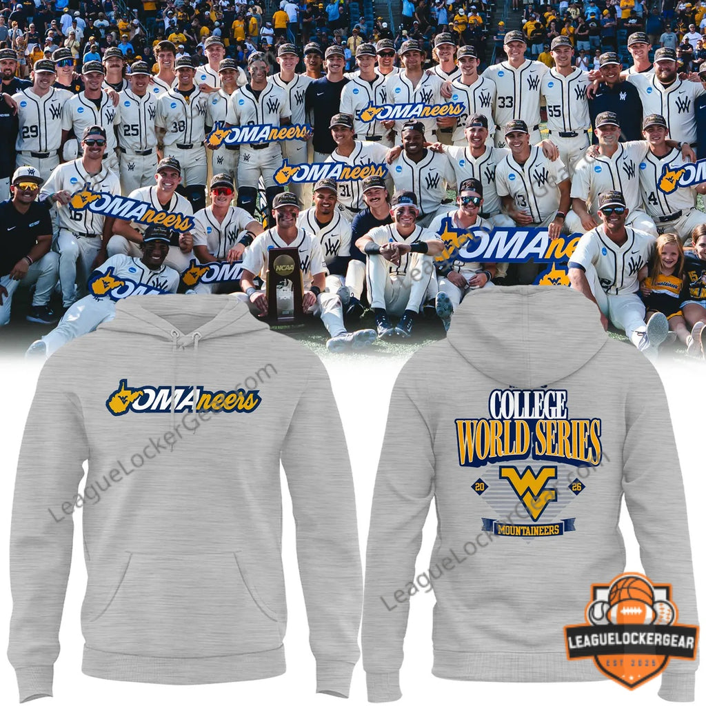West Virginia Mountaineers College World Series 2026 OMAneers Hoodie
