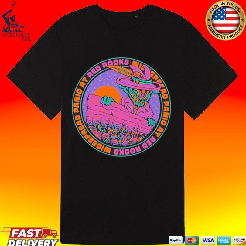 Widespread Panic Concert June 26-28 2026 Red Rocks T-shirt