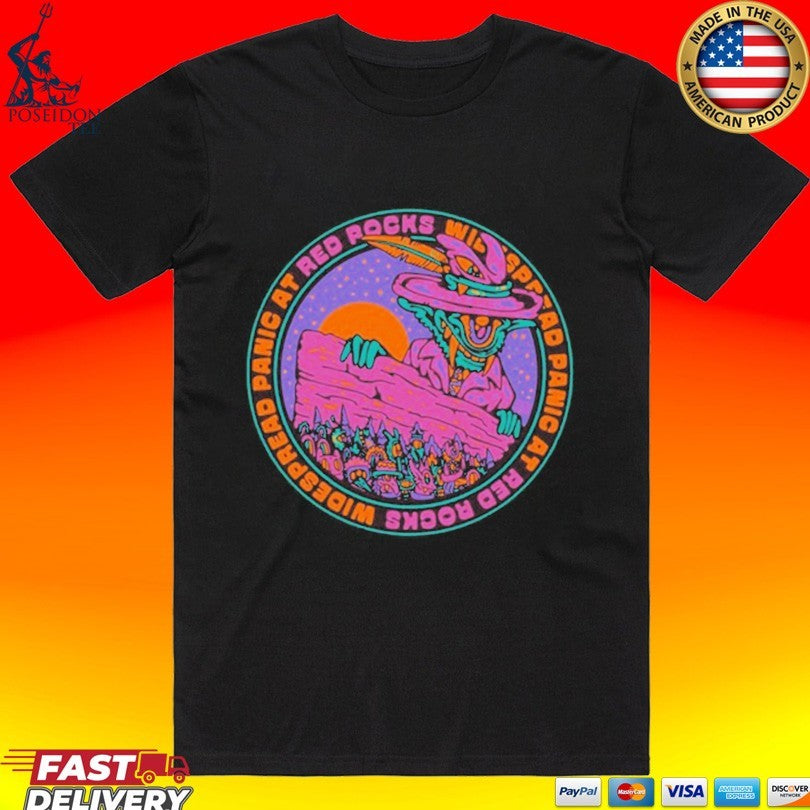 Widespread Panic Concert June 26-28 2026 Red Rocks T-shirt