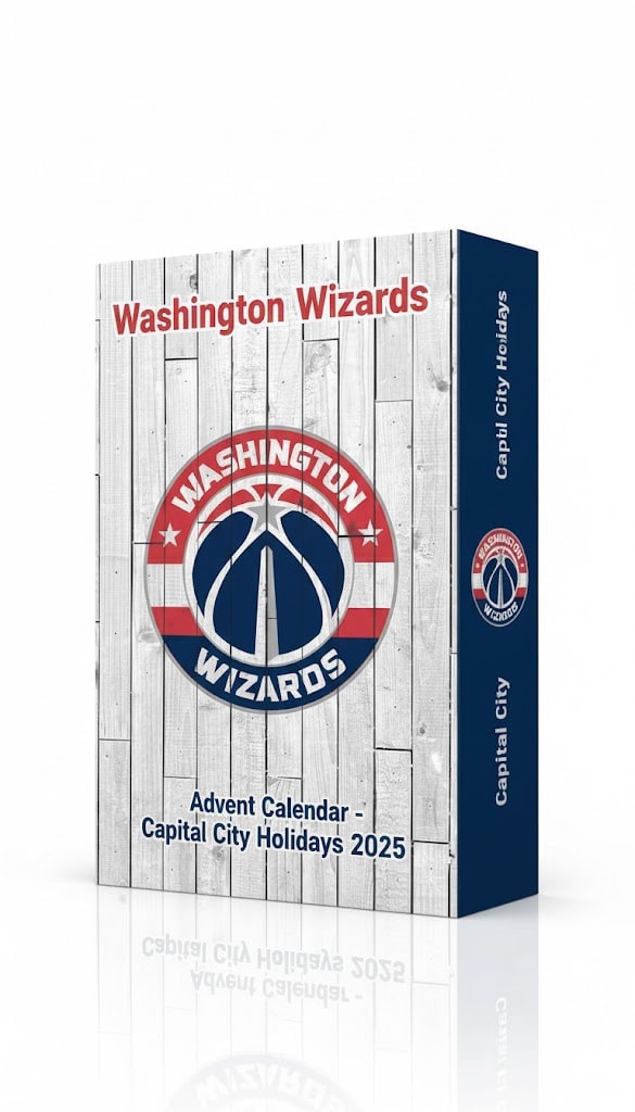 Washington Wizards Advent Calendar 2025 – NBA Holiday Countdown Gift Set for Basketball Fans