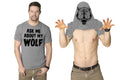 Ask Me About My Wolf Flip Men's T Shirt