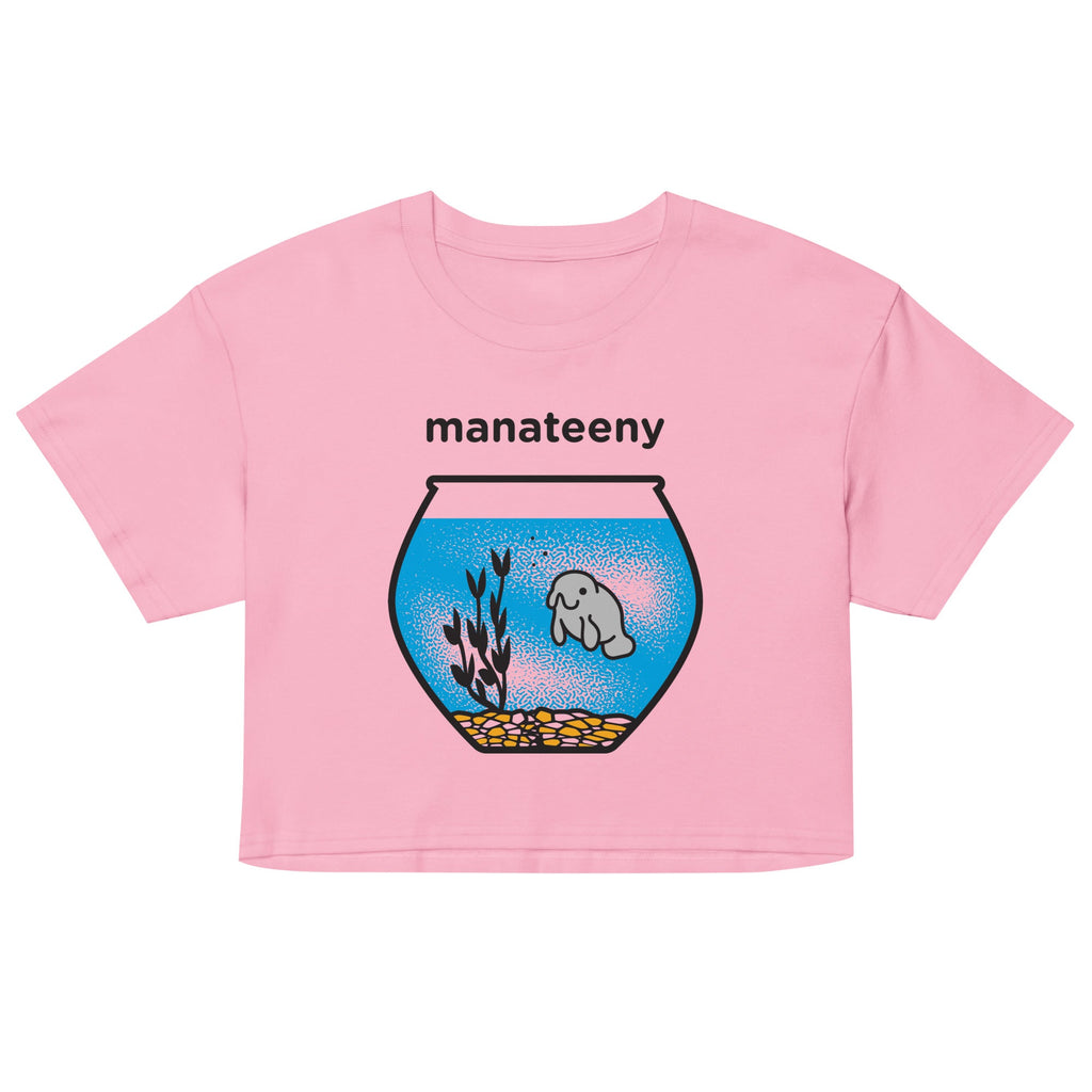 Manateeny Women's Crop Tee