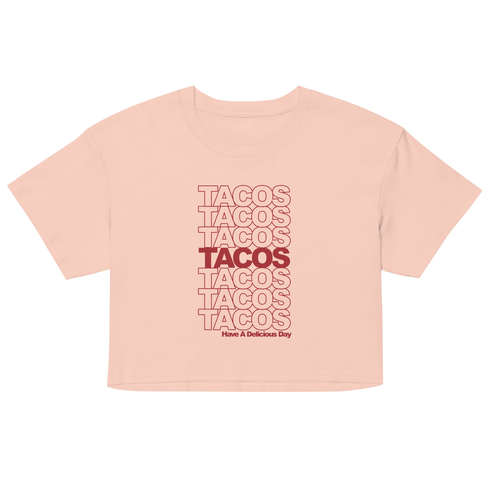 Tacos Tacos Tacos Women's Crop Tee