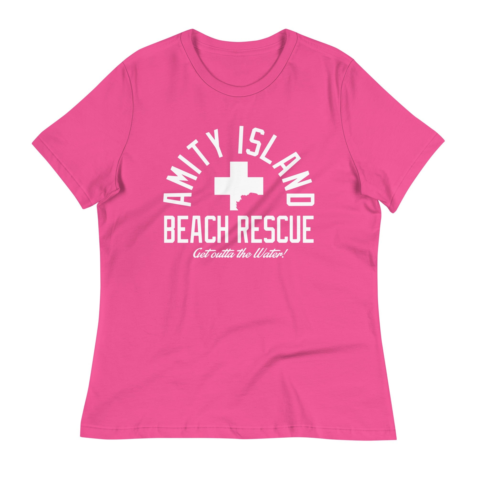 Amity Island Beach Rescue Women's Signature Tee