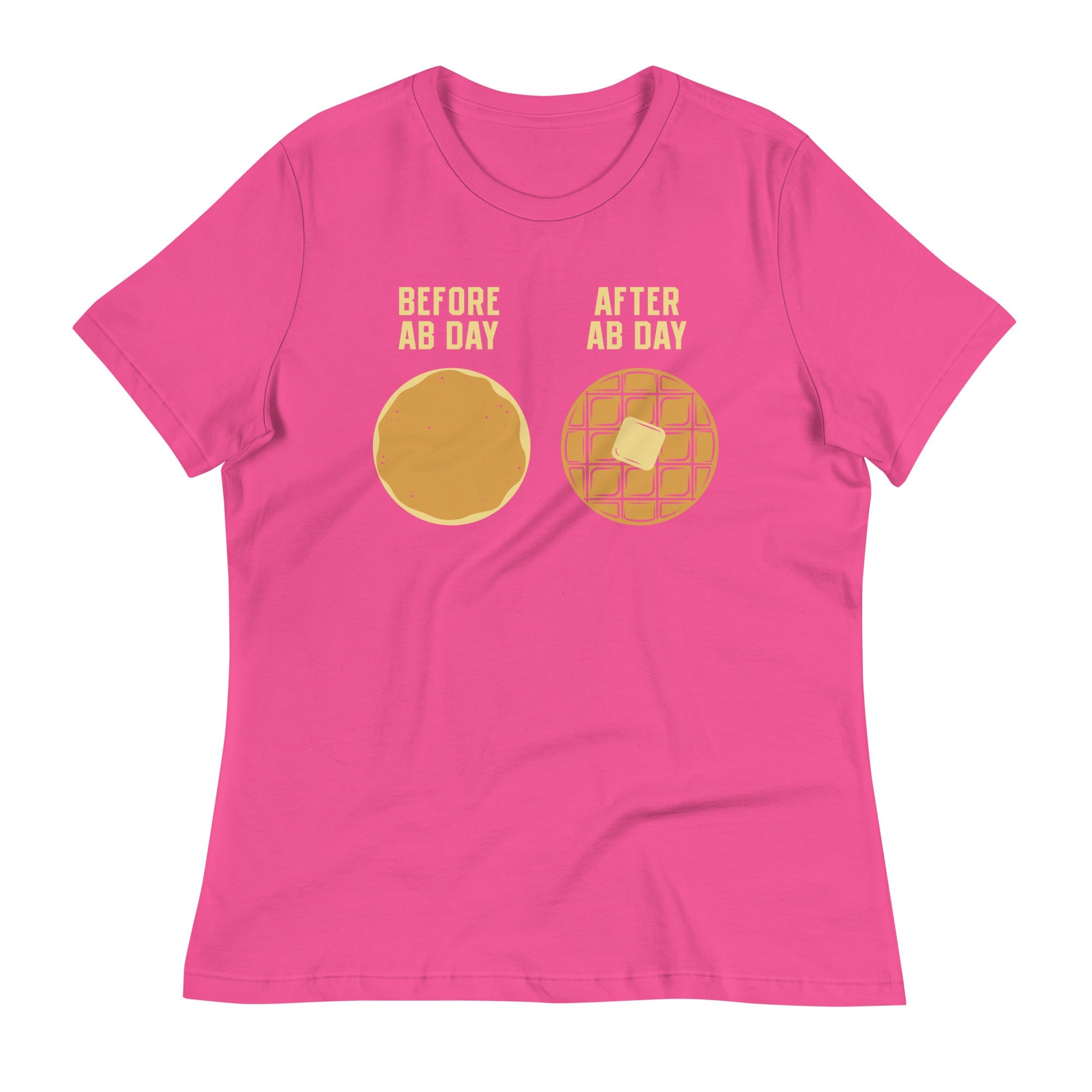 Before Ab Day After Ab Day Women's Signature Tee