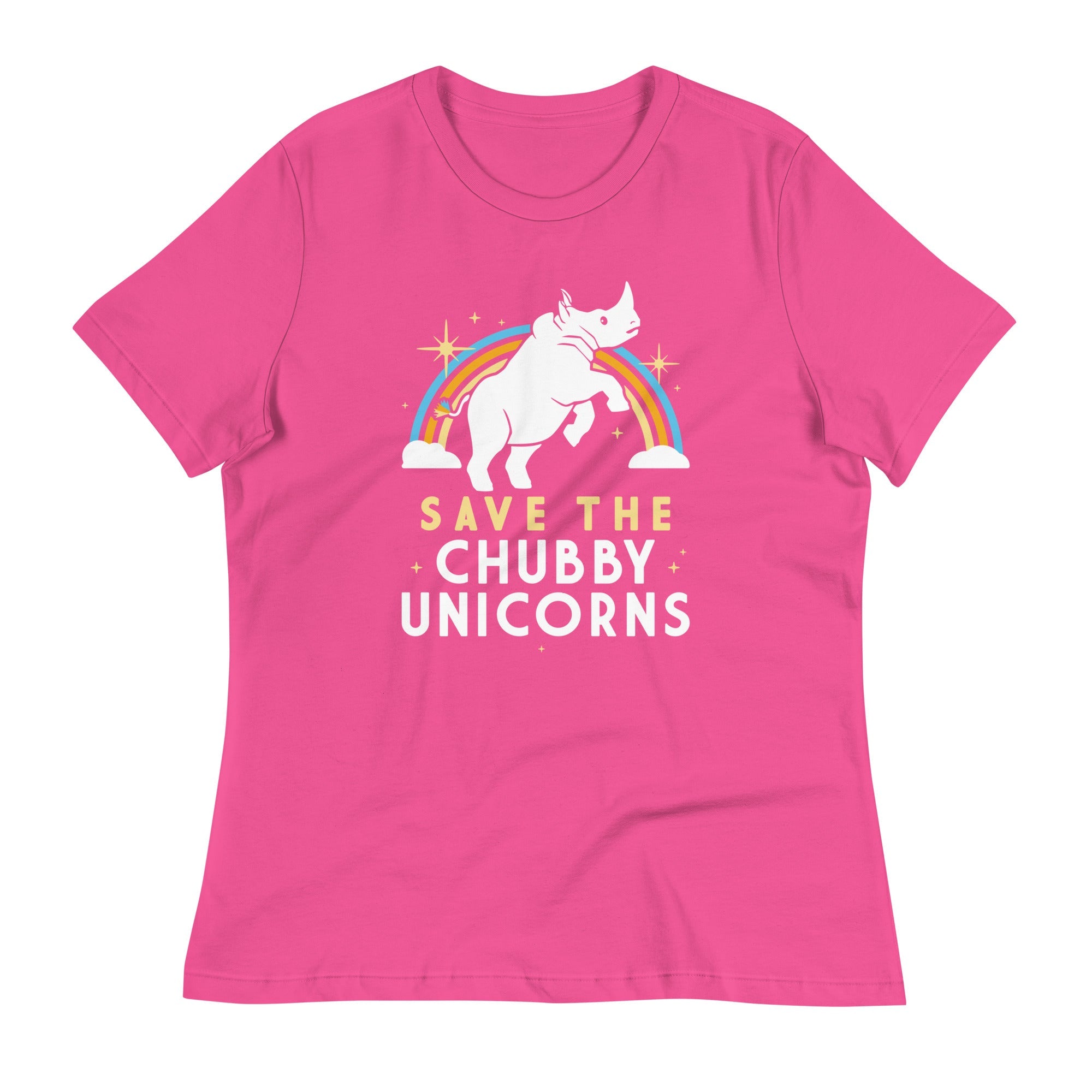 Save The Chubby Unicorns Women's Signature Tee