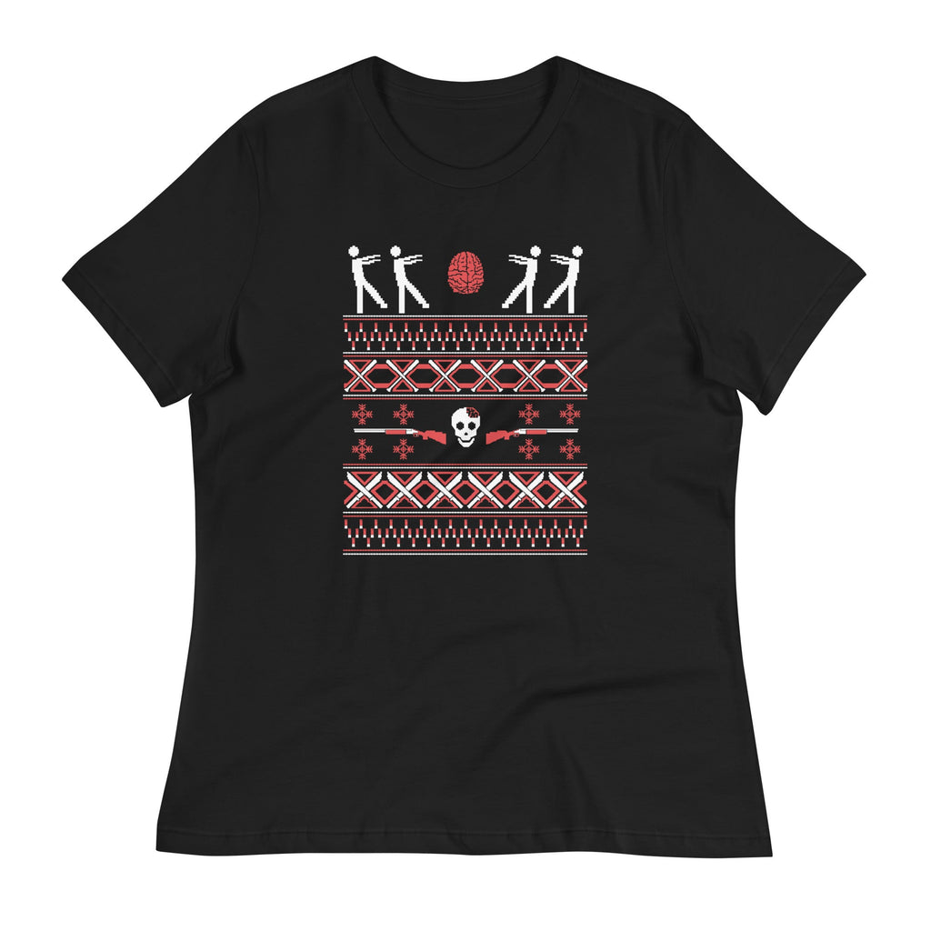 Zombie Christmas Sweater Women's Signature Tee