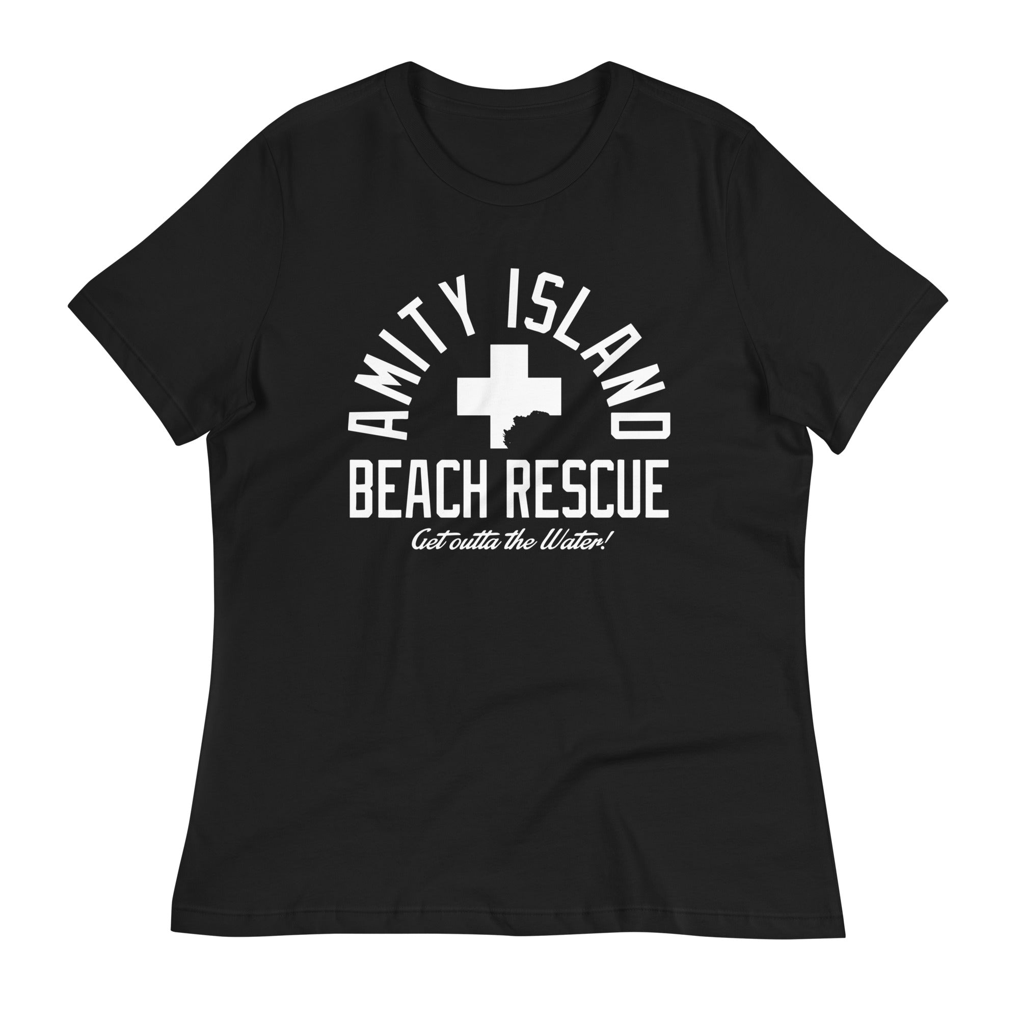 Amity Island Beach Rescue Women's Signature Tee