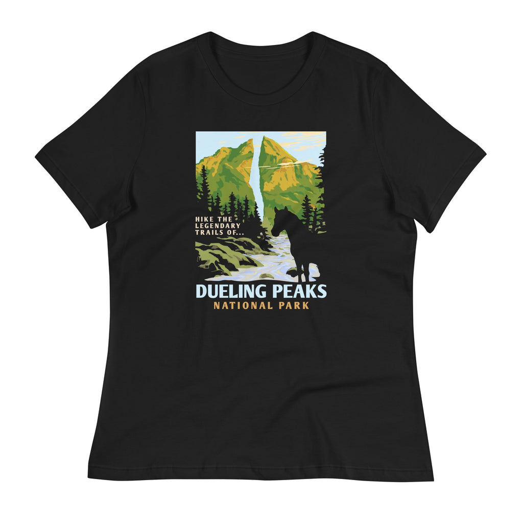 Dueling Peaks National Park Women's Signature Tee
