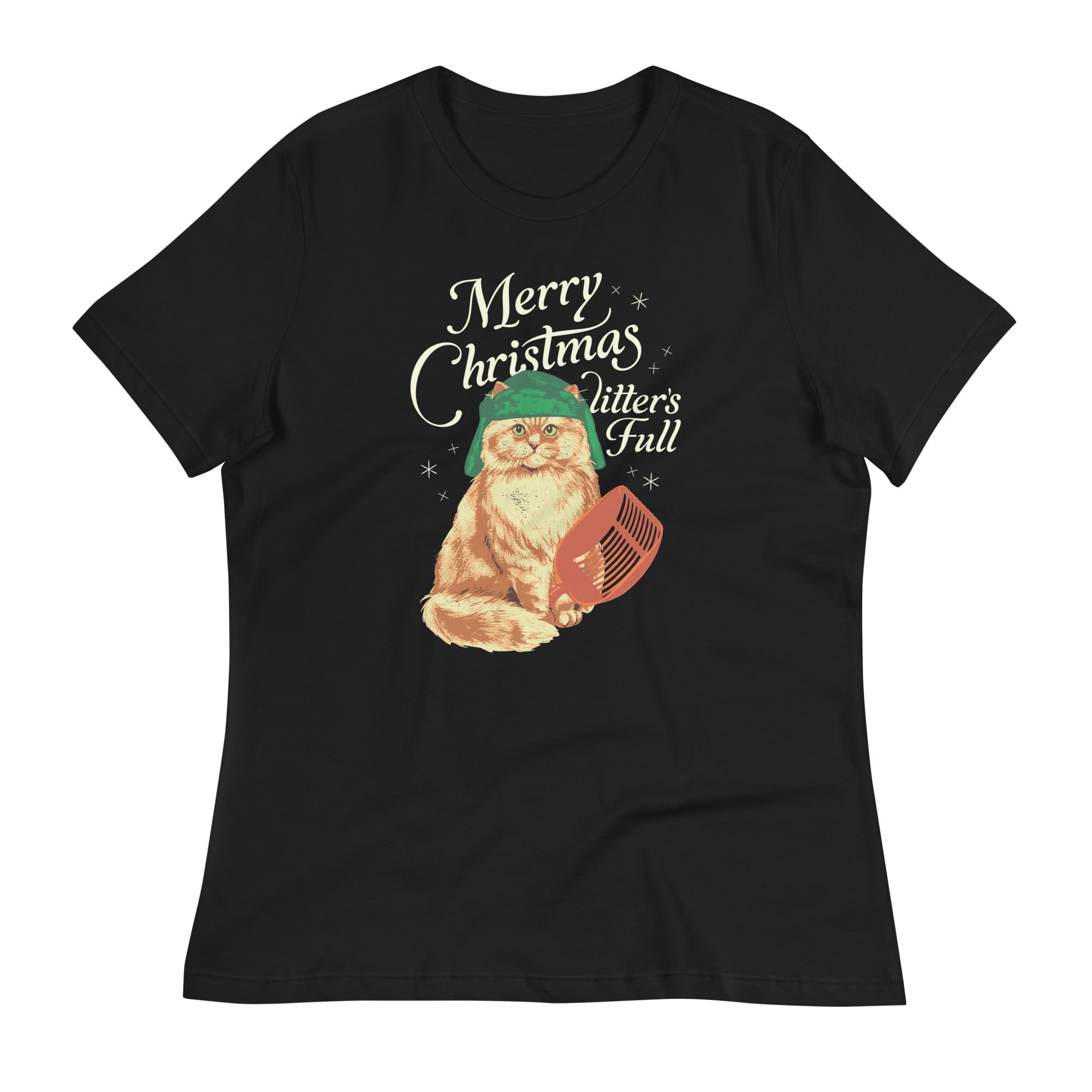 Merry Christmas Litter's Full Women's Signature Tee