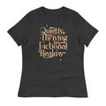 Quietly Thriving In Fictional Realms Women's Signature Tee